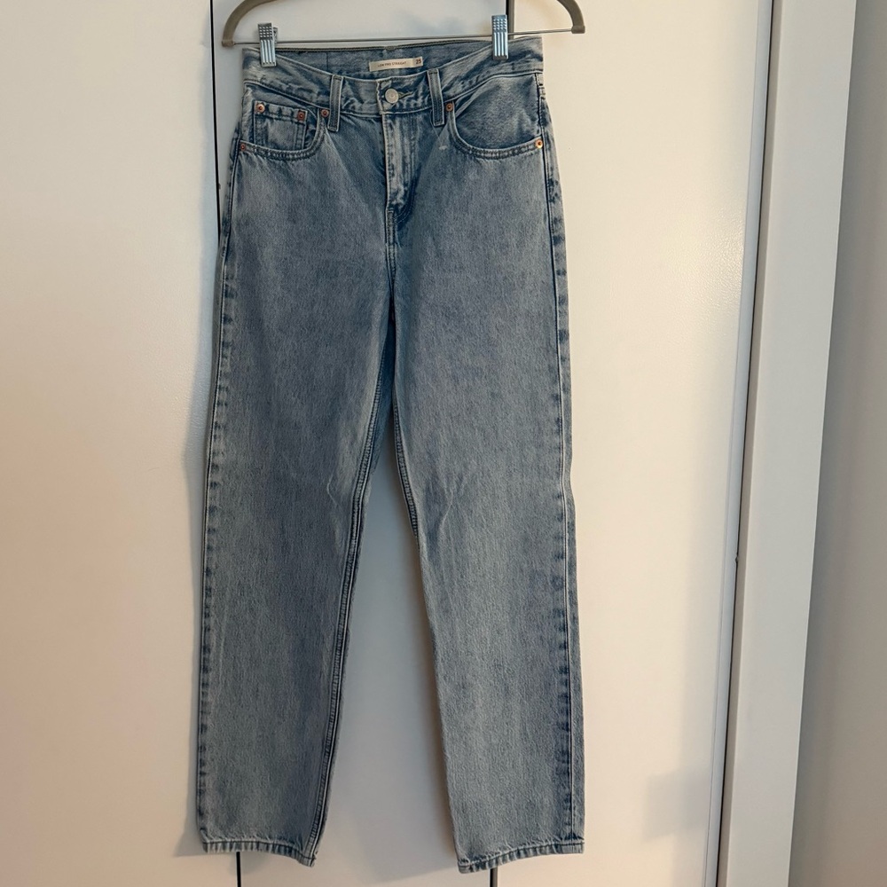 Levi’s Low Pro Straight Jeans - Size 25 - light wash